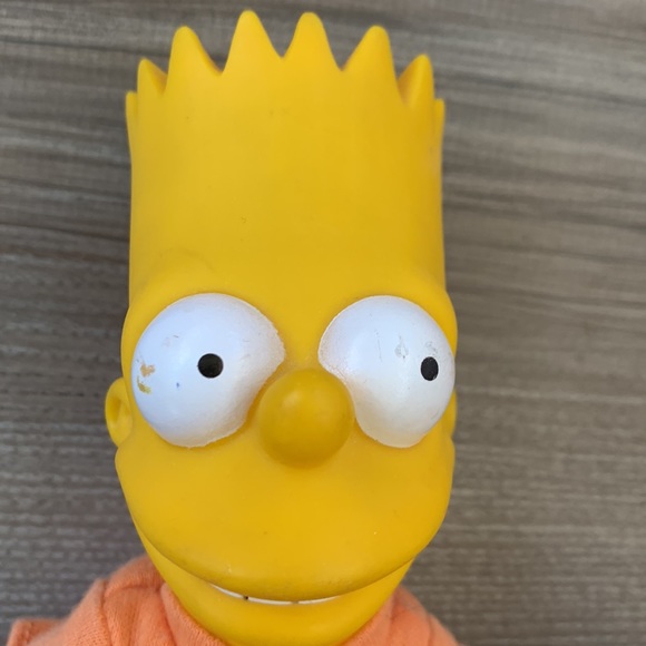Vintage Bart Simpson Doll 1990 Matt Groening Cartoon character The Simpsons Toy - Picture 7 of 9